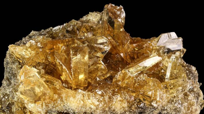 Selenite Crystal Cluster (Fluorescent) - Peru #94620
